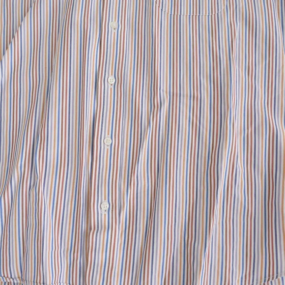 Vintage Burberry London  Multi-colour Striped Button Down Dress Shirt - Picture 8 of 14